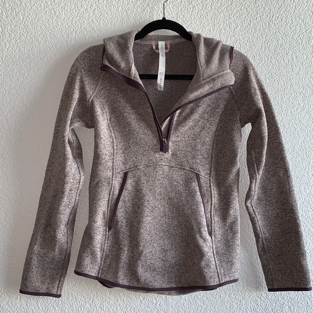 Lululemon half zip fleece hoodie